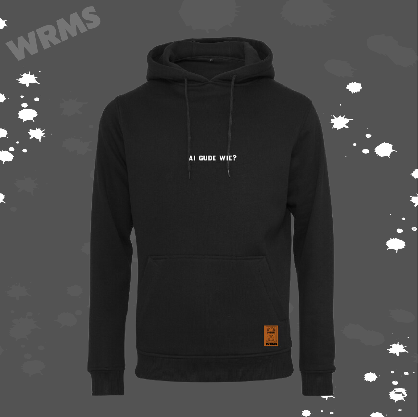 Ai Gude Wie ? Huddie uni schwarz