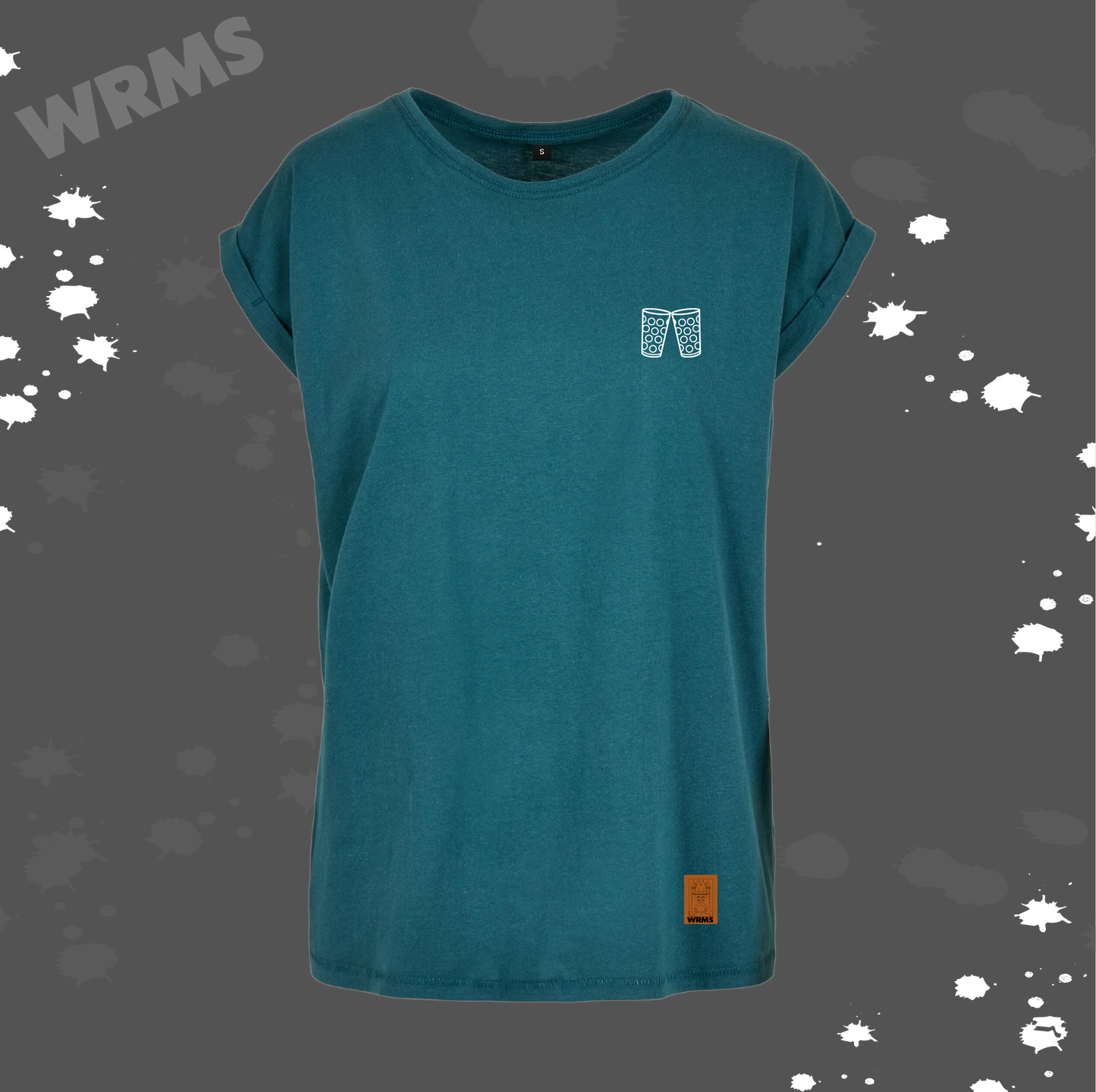 Dubbe Shört long dunkelgrün