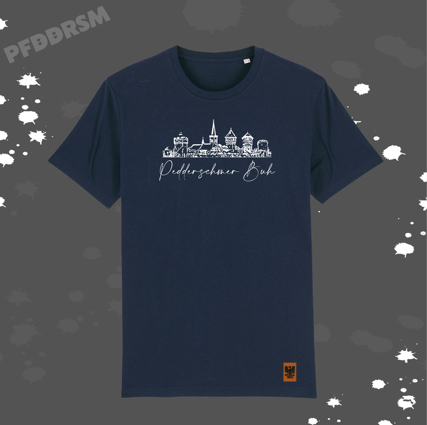 Pedderschmer Buh Shört navy