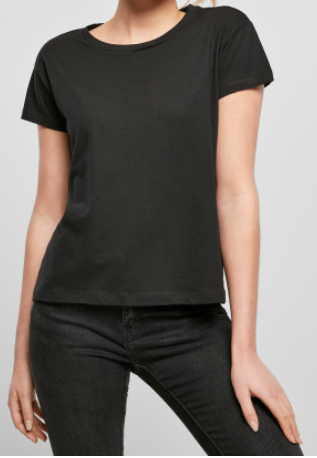 Mädche Gaadewetschaft Shört korz schwarz