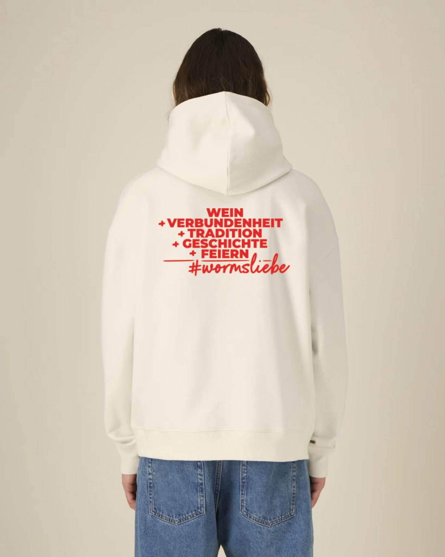 #wormsliebe - unisex Summe Hoodie oversize