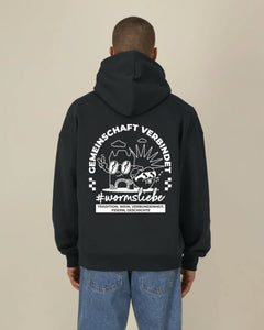 #wormsliebe - unisex Cartoon Hoodie oversize