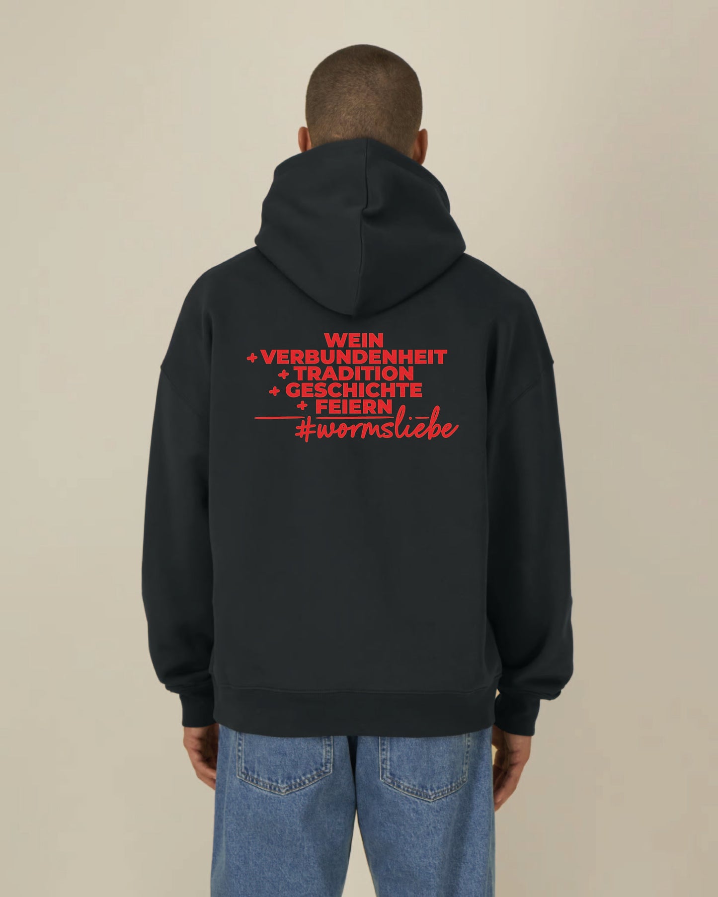 #wormsliebe - unisex Summe Hoodie oversize