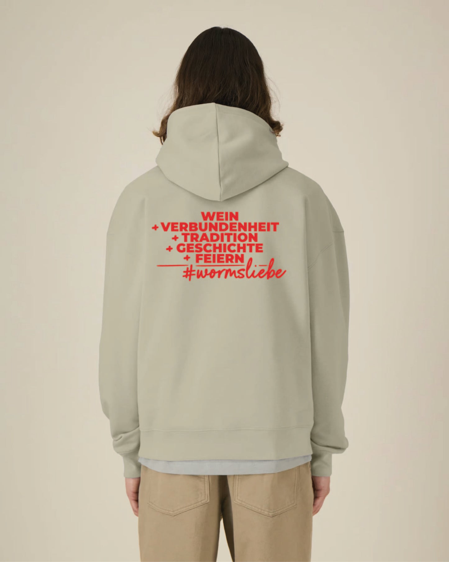 #wormsliebe - unisex Summe Hoodie oversize