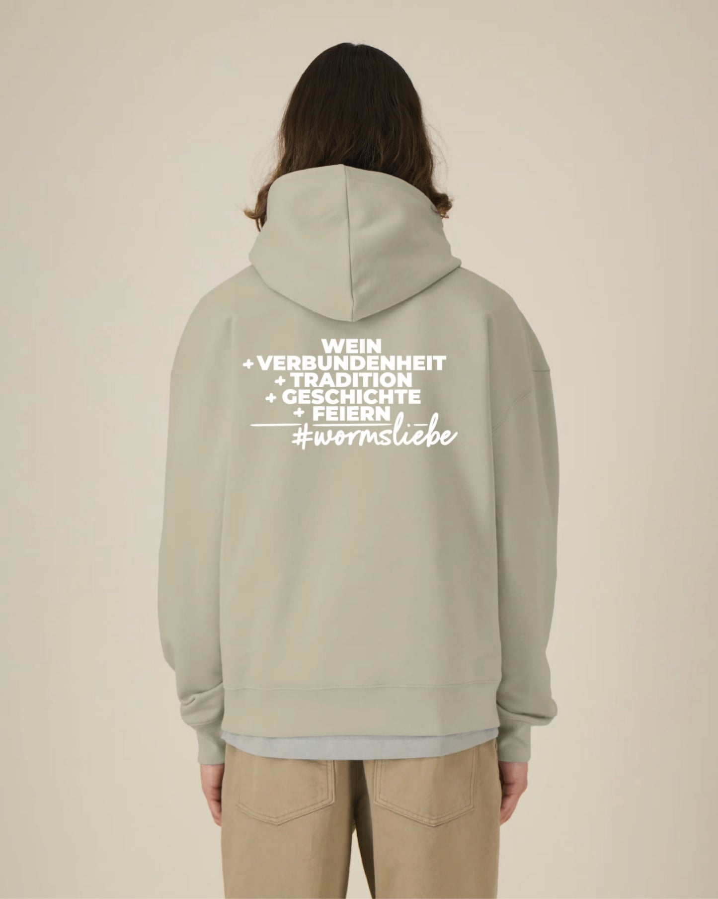 #wormsliebe - unisex Summe Hoodie oversize