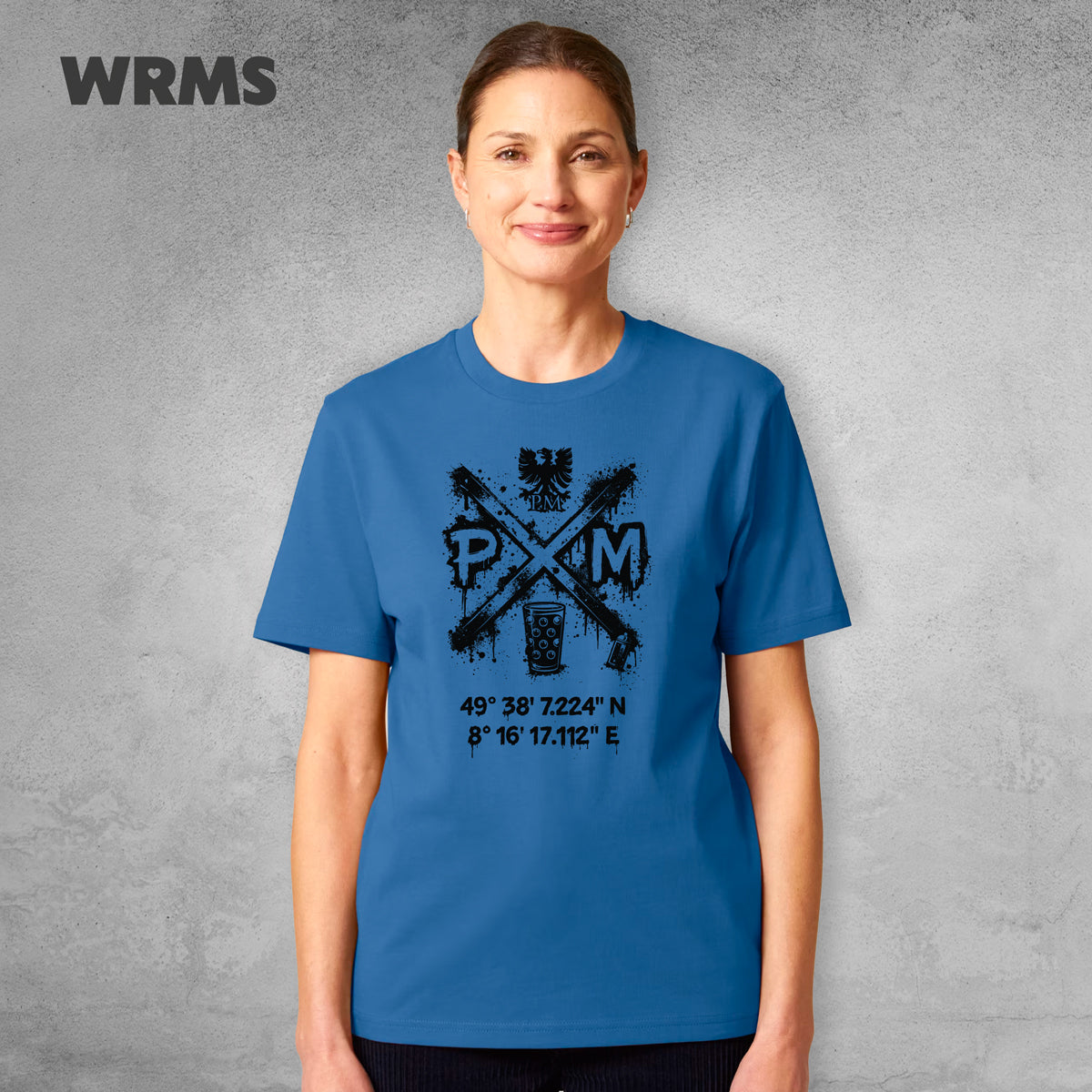 Pedderschemer Marktkreuz Shört unisex Druck schwarz