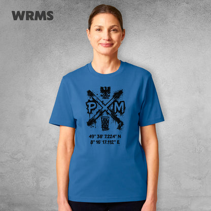 Pedderschemer Marktkreuz Shört unisex Druck schwarz