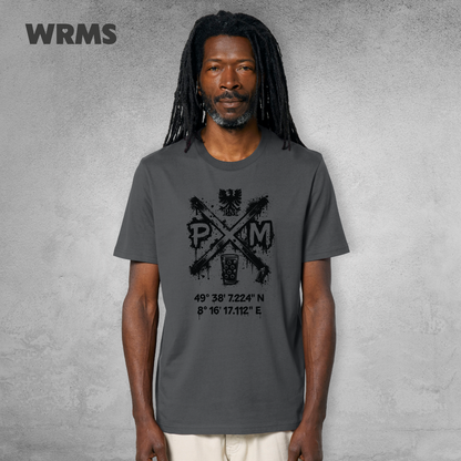 Pedderschemer Marktkreuz Shört unisex Druck schwarz