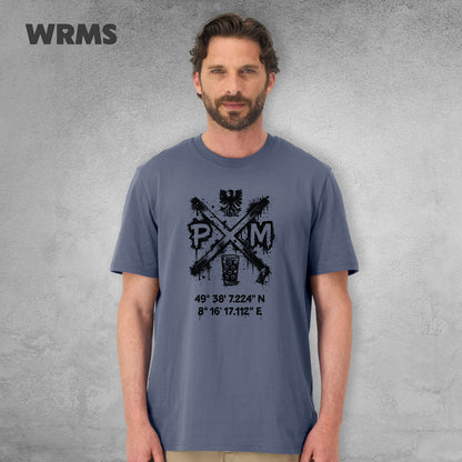 Pedderschemer Marktkreuz Shört unisex Druck schwarz