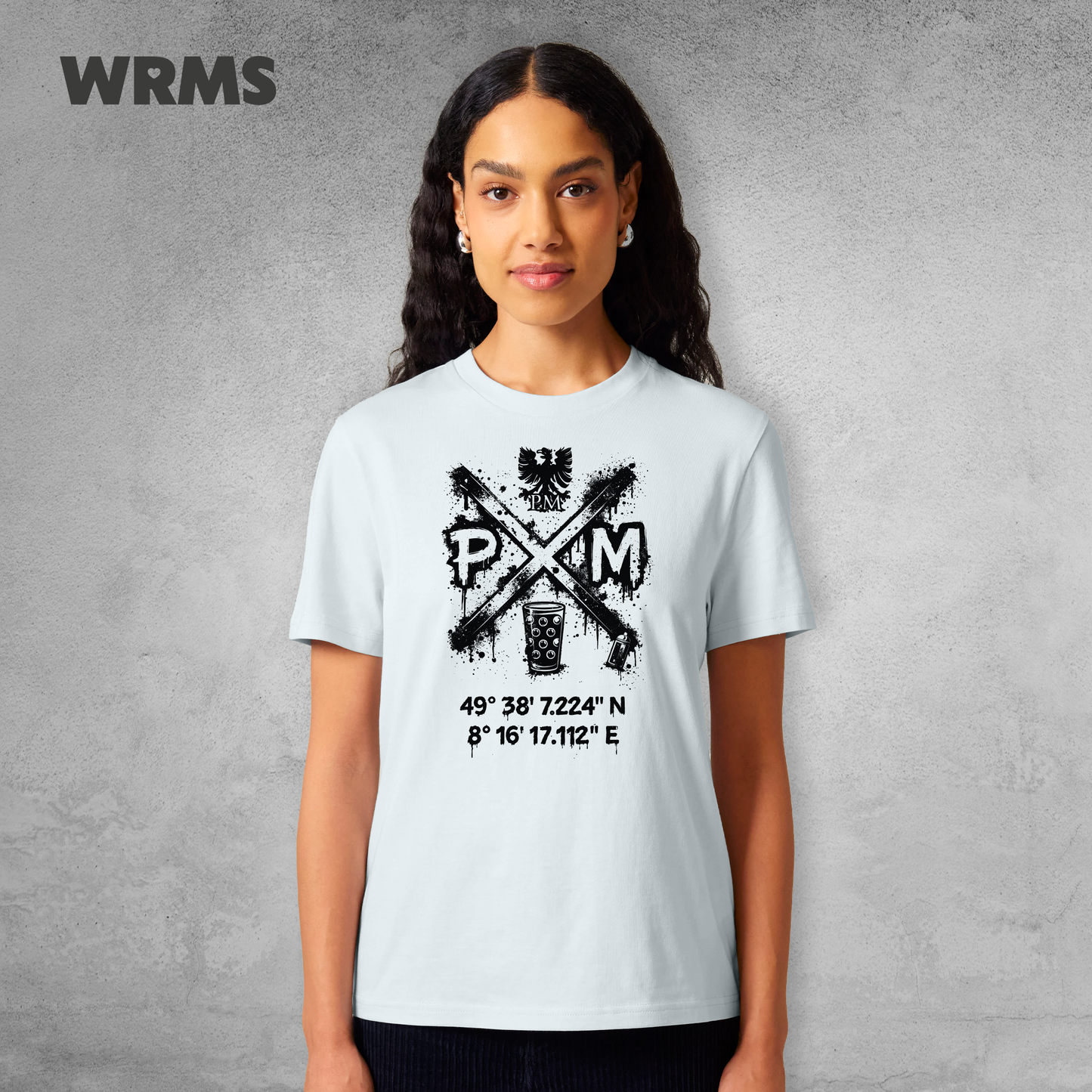 Pedderschemer Marktkreuz Shört unisex Druck schwarz