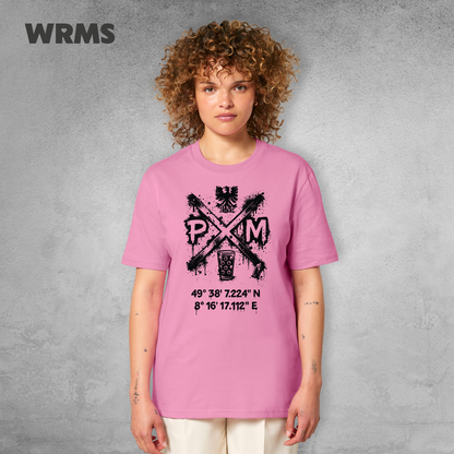 Pedderschemer Marktkreuz Shört unisex Druck schwarz