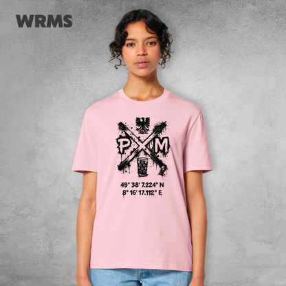Pedderschemer Marktkreuz Shört unisex Druck schwarz