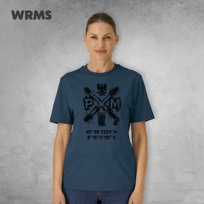 Pedderschemer Marktkreuz Shört unisex Druck schwarz