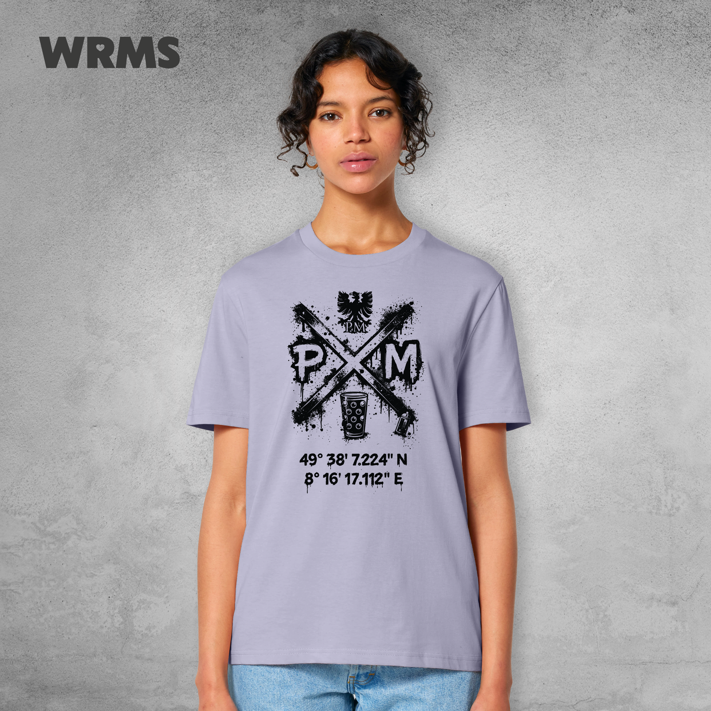 Pedderschemer Marktkreuz Shört unisex Druck schwarz