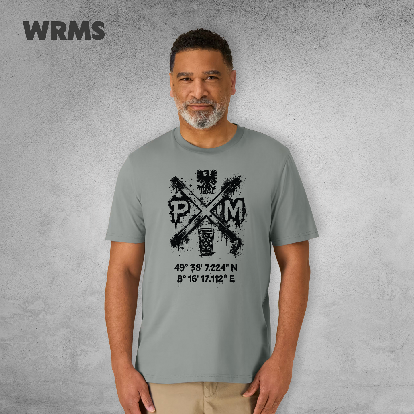 Pedderschemer Marktkreuz Shört unisex Druck schwarz