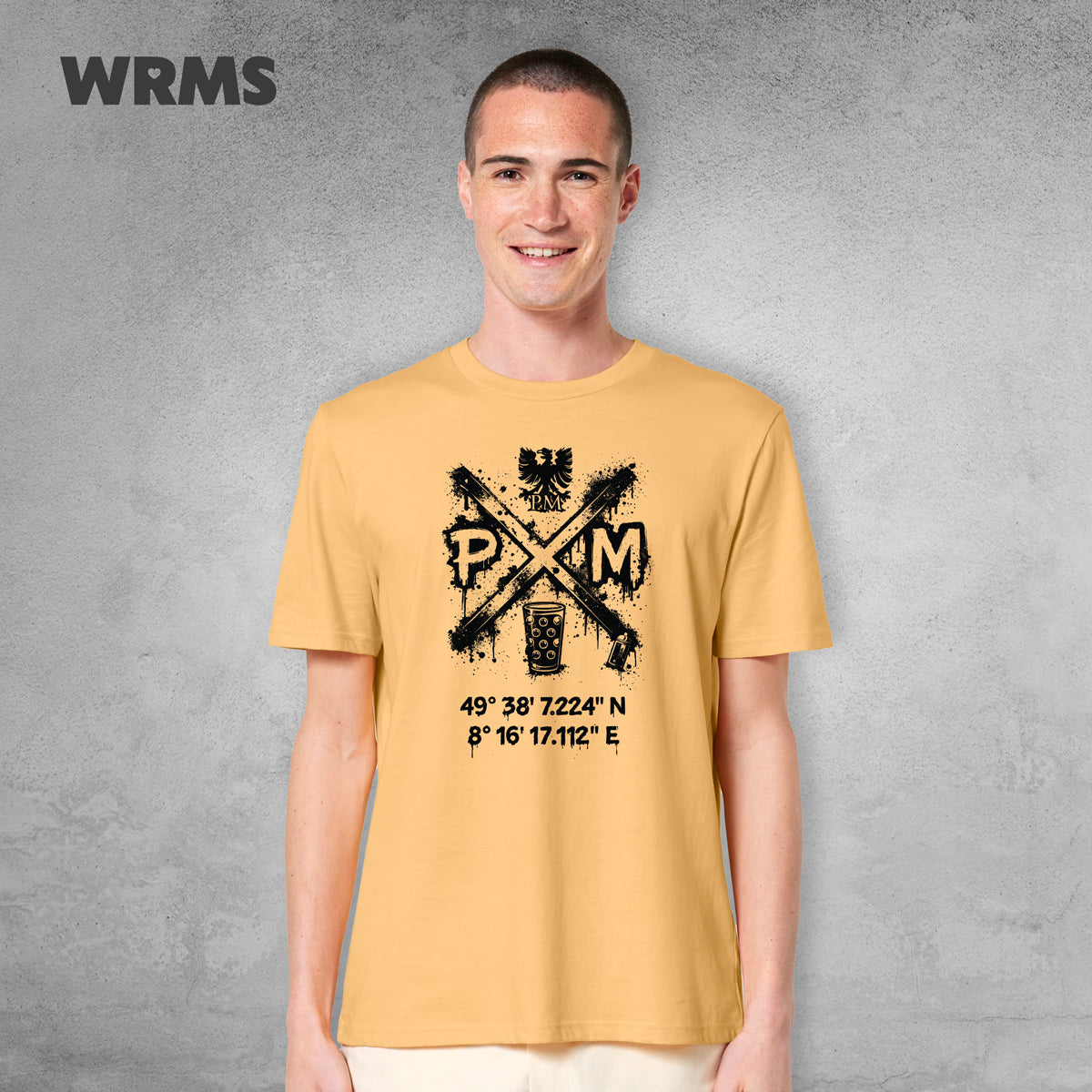 Pedderschemer Marktkreuz Shört unisex Druck schwarz