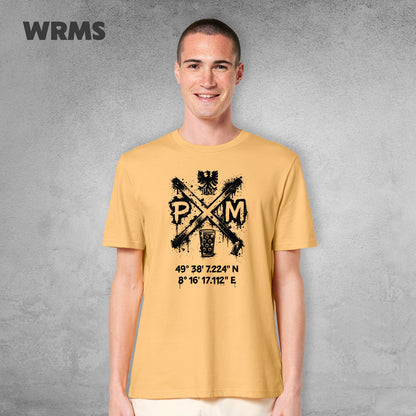 Pedderschemer Marktkreuz Shört unisex Druck schwarz