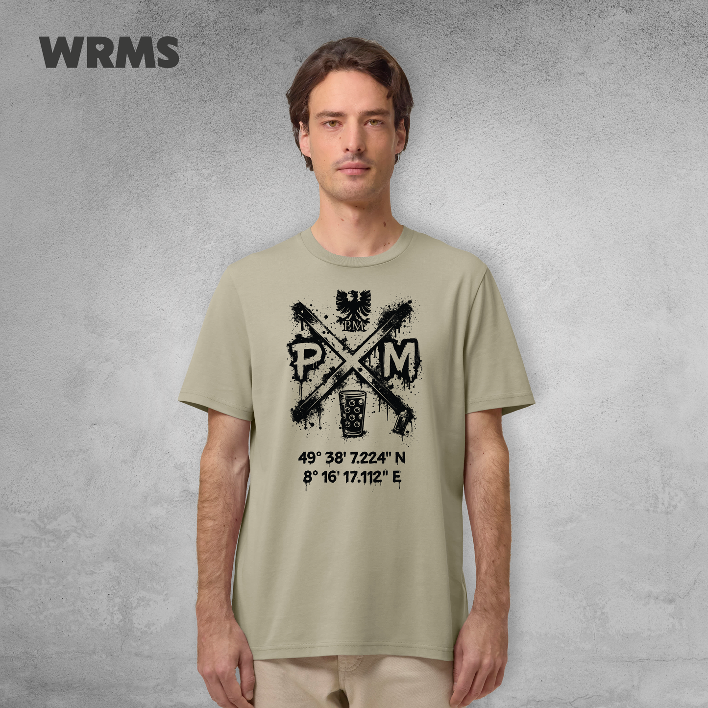 Pedderschemer Marktkreuz Shört unisex Druck schwarz