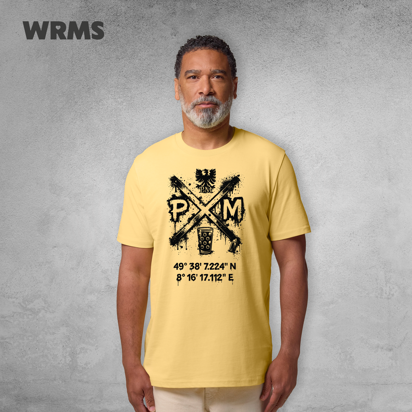Pedderschemer Marktkreuz Shört unisex Druck schwarz