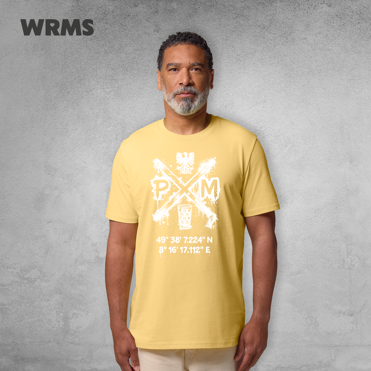 Pedderschemer Marktkreuz Shört unisex Druck weiß
