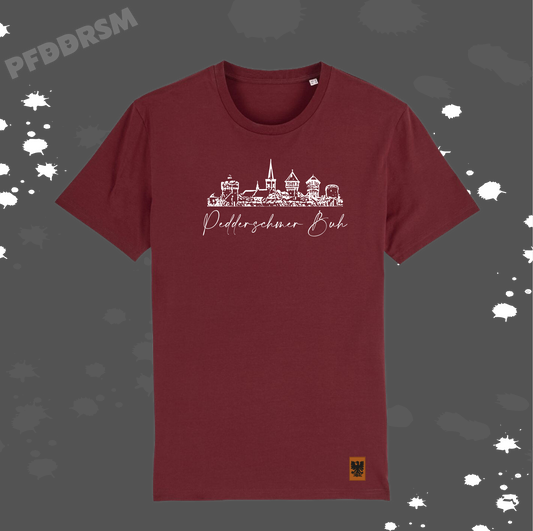 Pedderschmer Buh Shört burgund