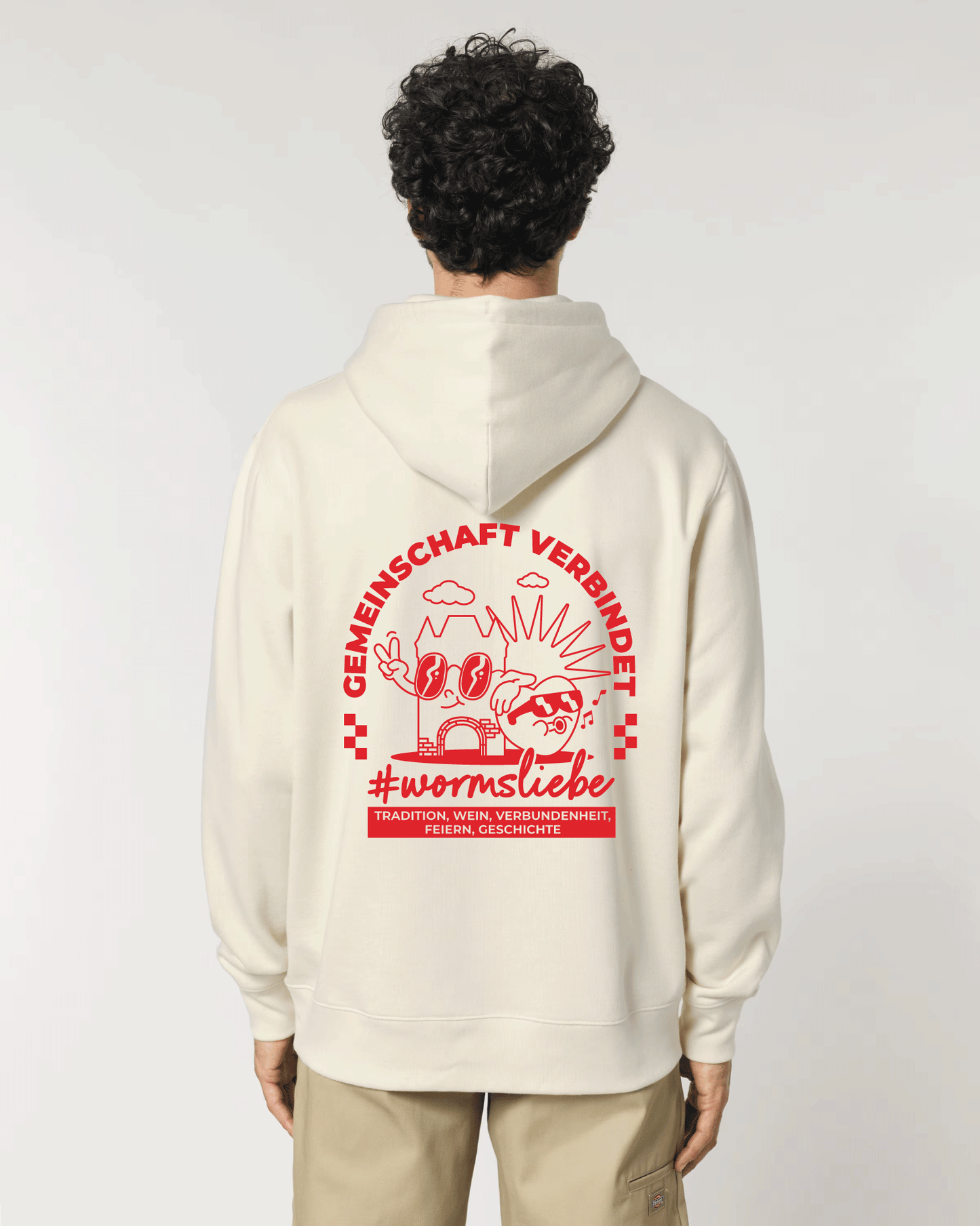 #wormsliebe - unisex Cartoon Hoodie