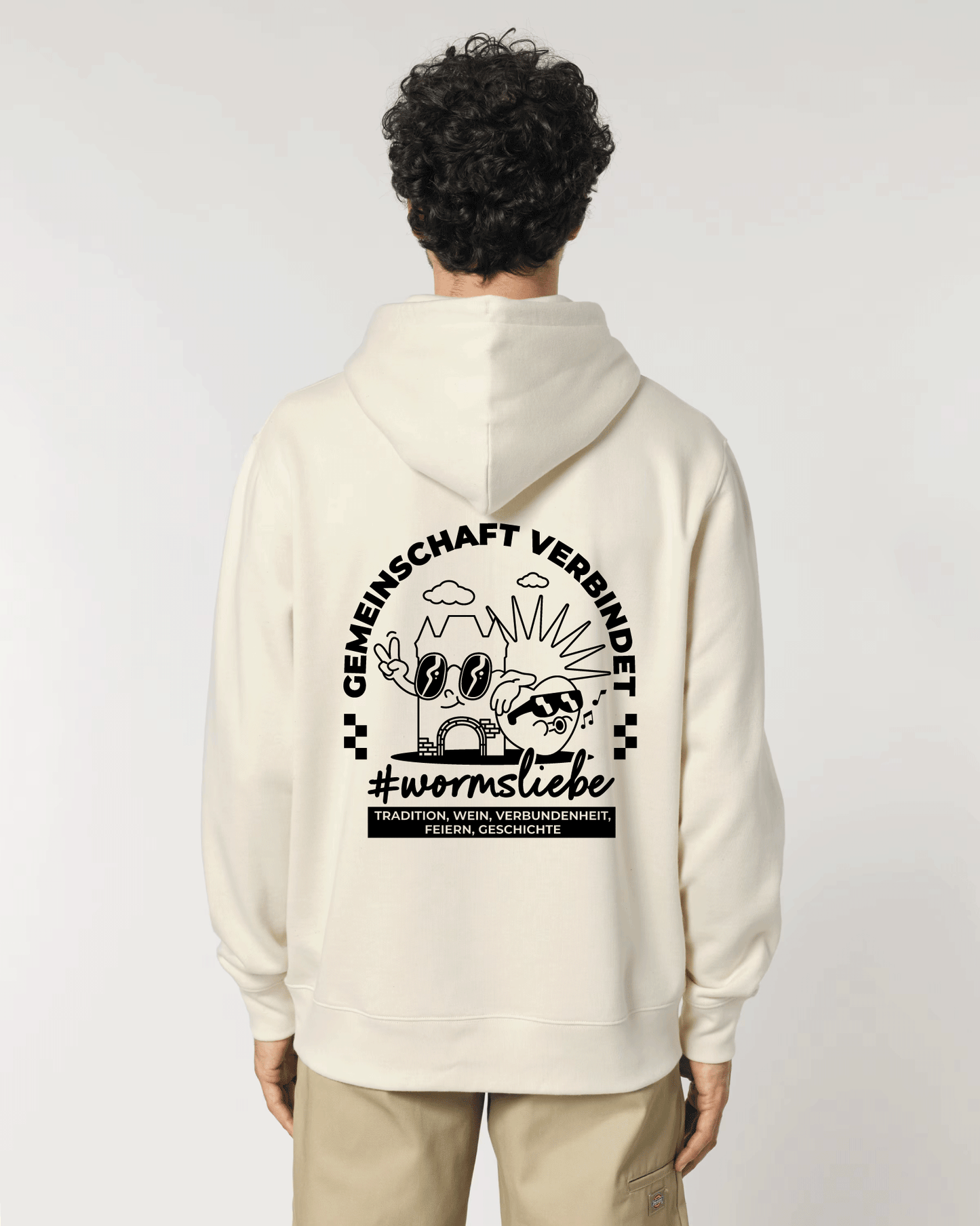 #wormsliebe - unisex Cartoon Hoodie