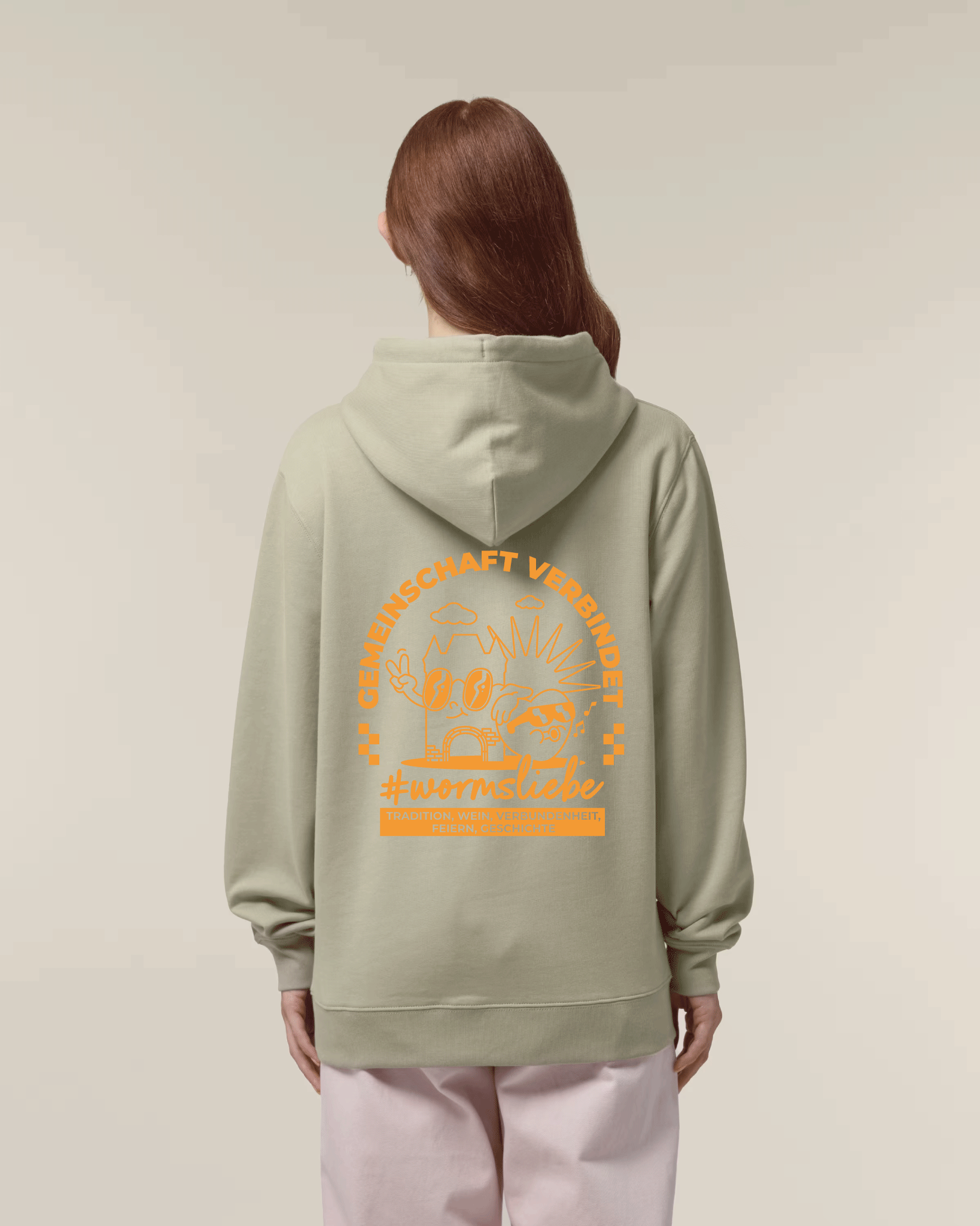 #wormsliebe - unisex Cartoon Hoodie