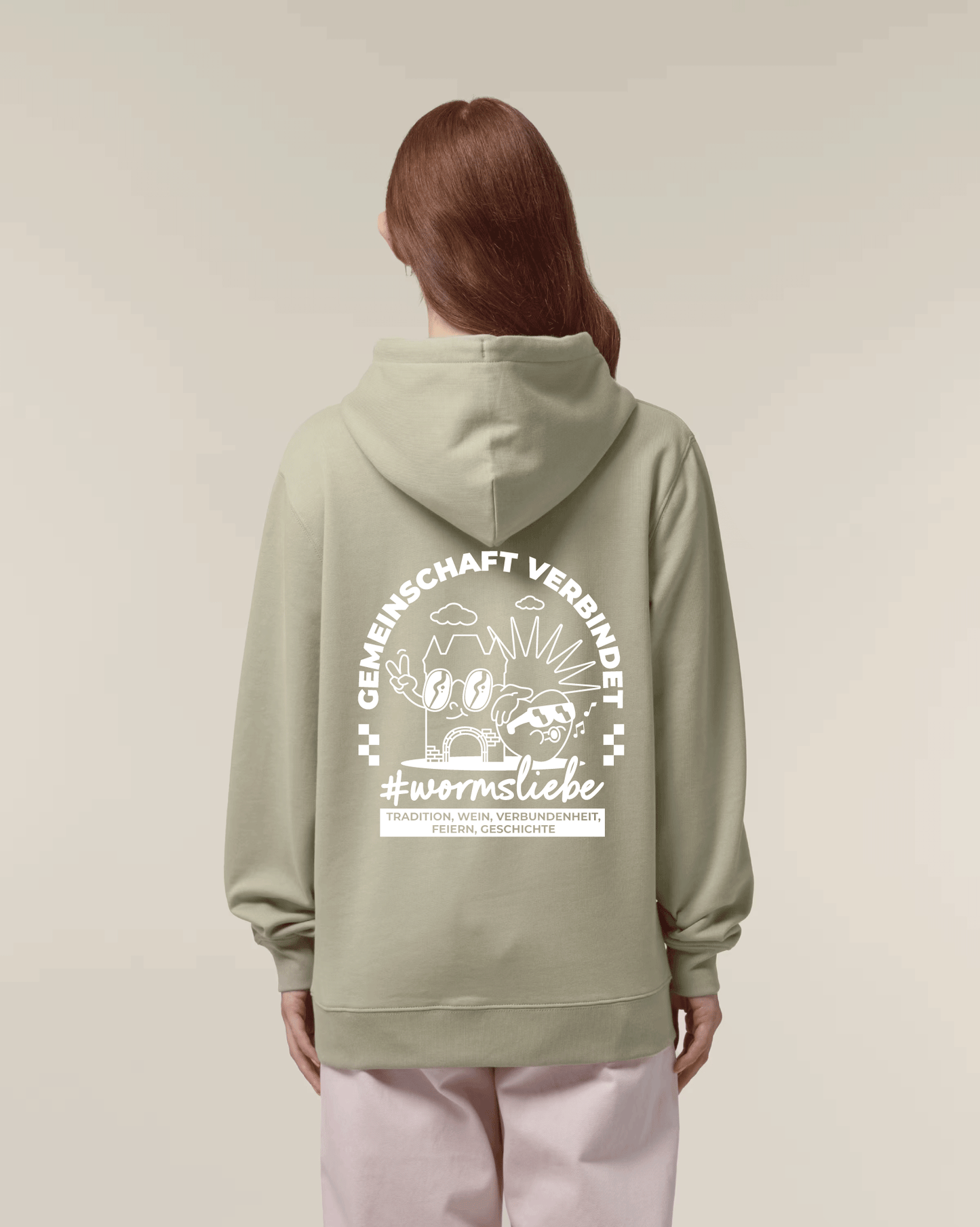 #wormsliebe - unisex Cartoon Hoodie