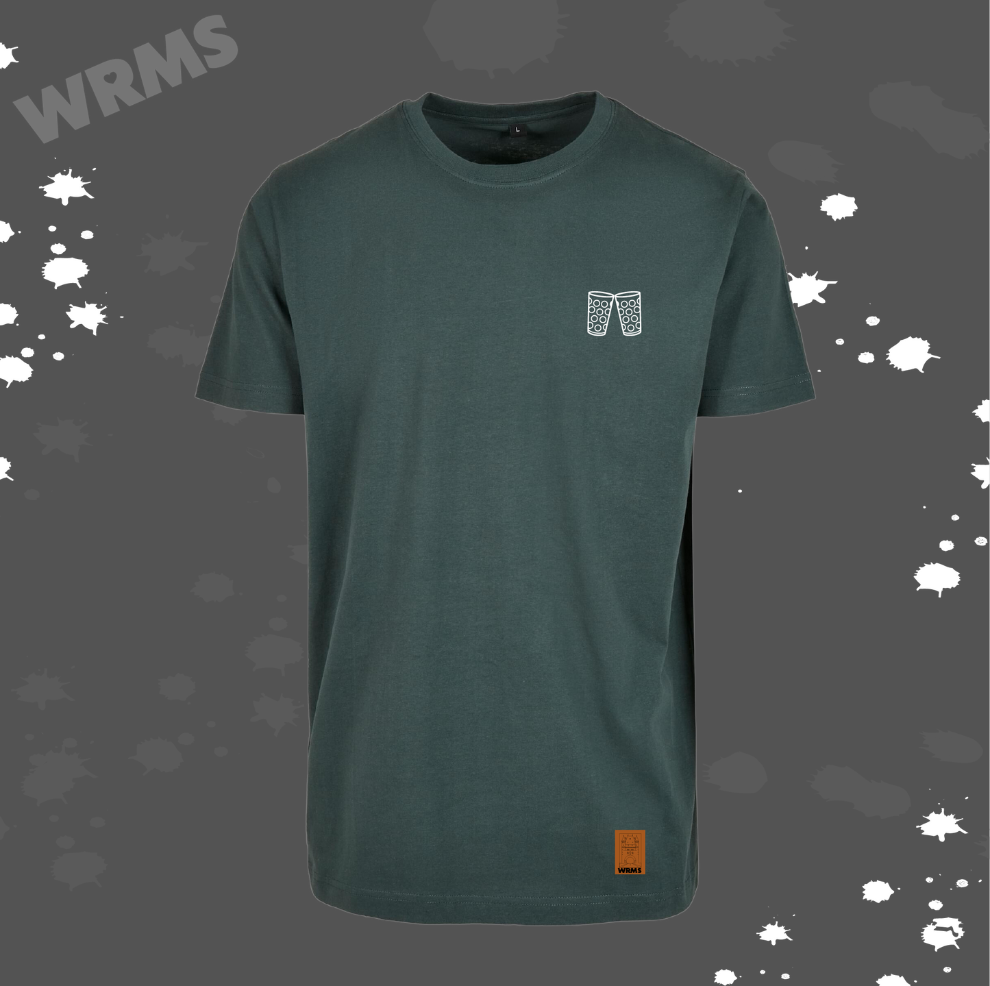 Dubbe Shört dunkelgrün