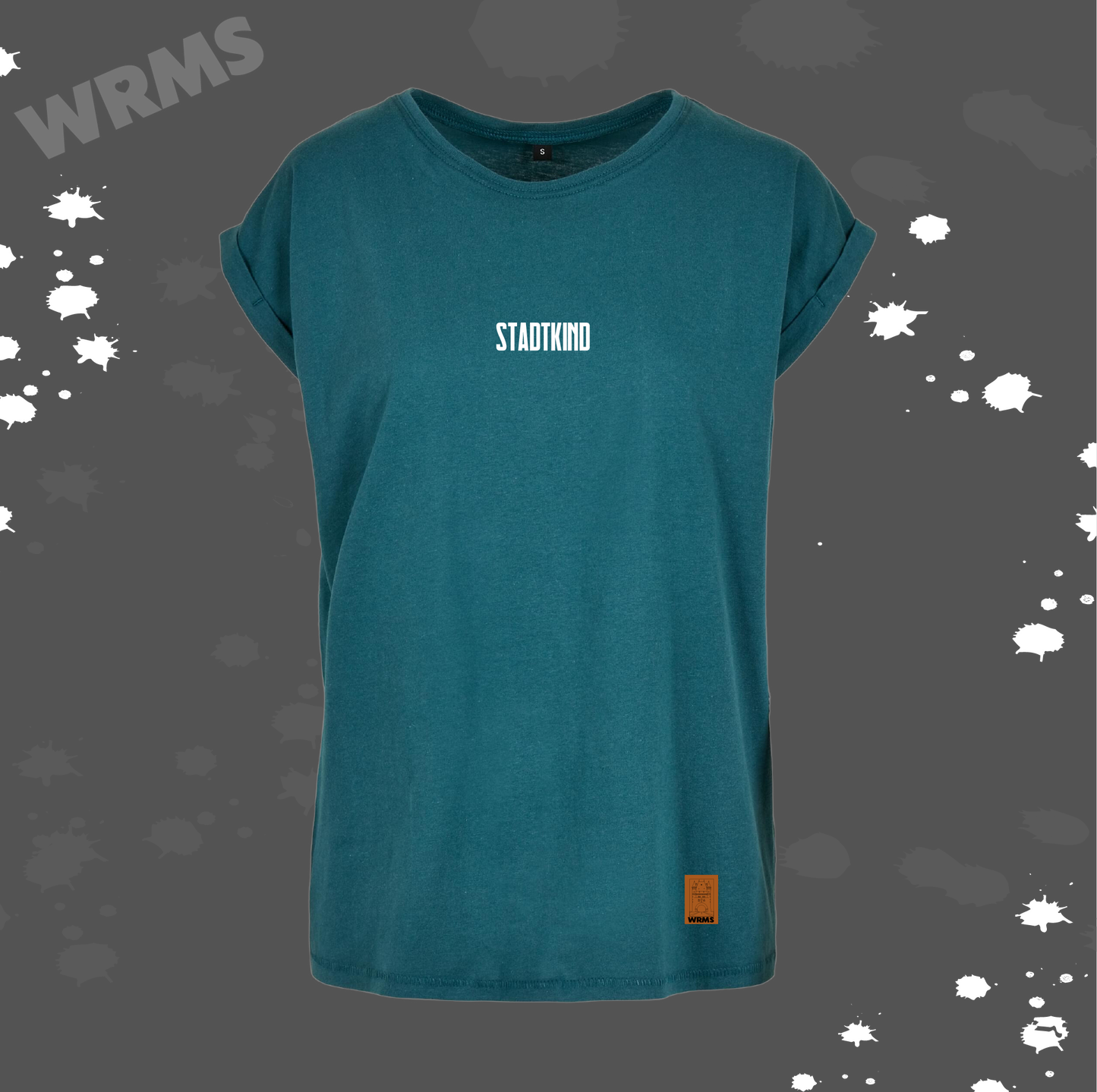 Stadtkind Mädche long dunkelgrün