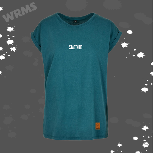 Stadtkind Mädche long dunkelgrün