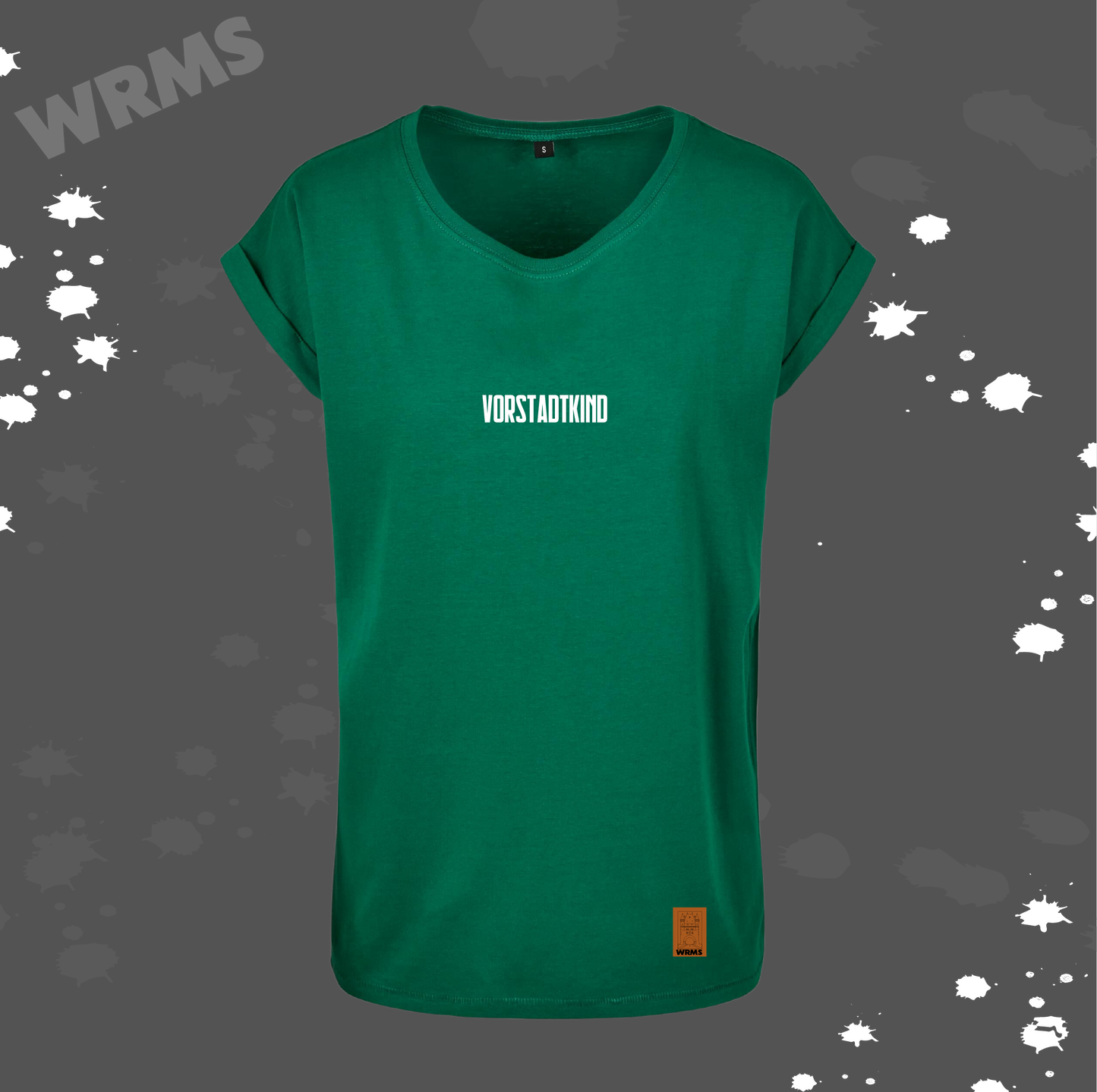 Vorstadtkind Mädche long grün