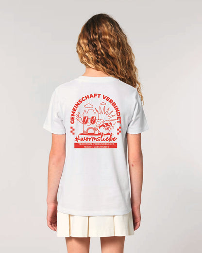 #wormsliebe - Cartoon Kids-Shirt