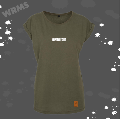 Vorstadtkind Mädche long olive