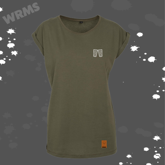 Dubbe Shört long olive