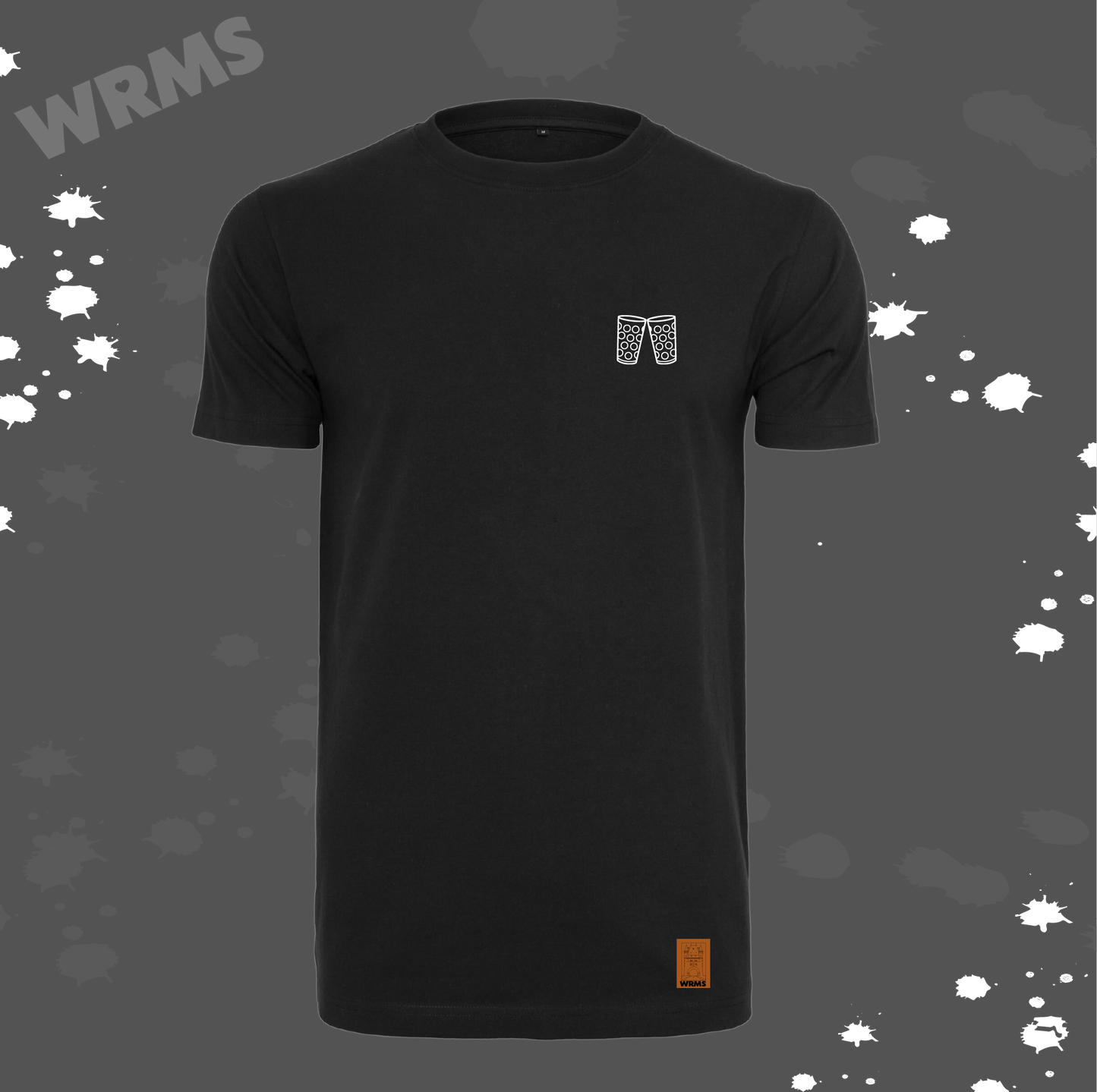 Dubbe Shört schwarz