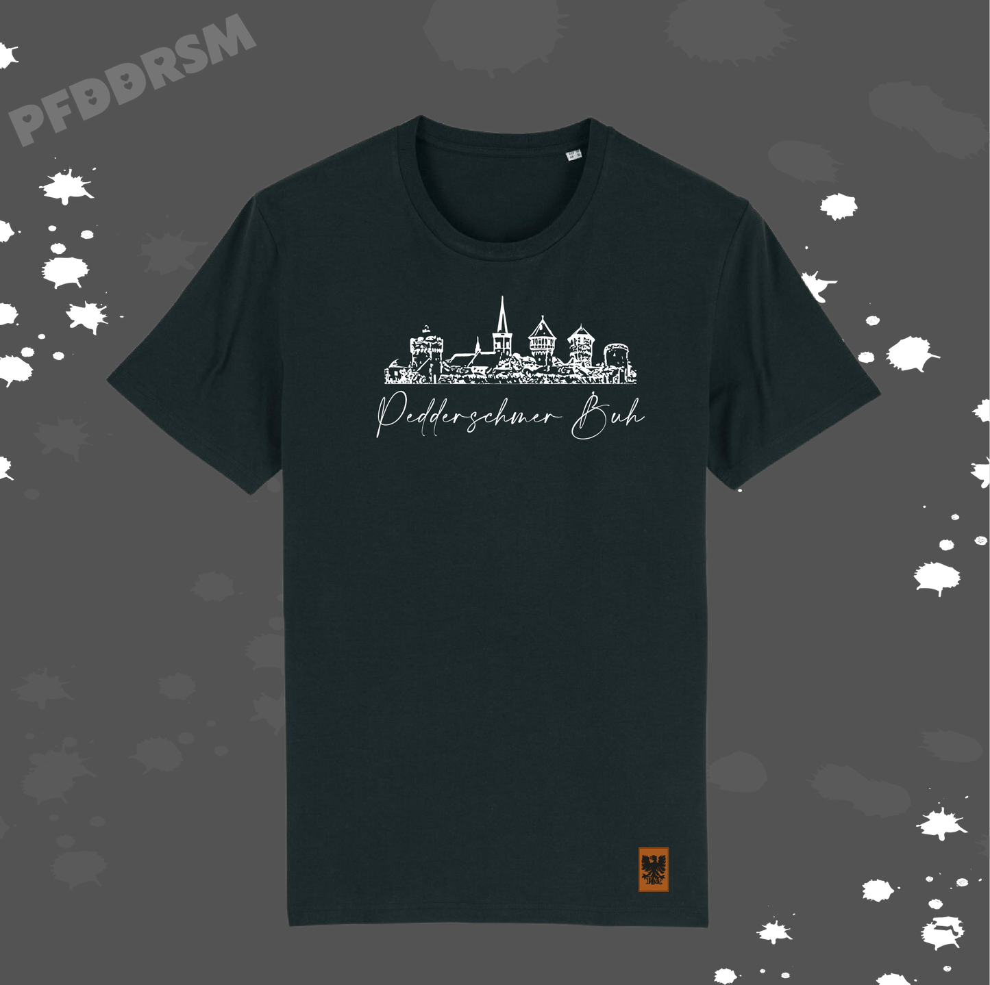 Pedderschmer Buh Shört schwarz