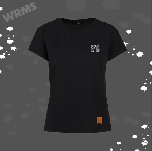 Dubbe Shört korz schwarz