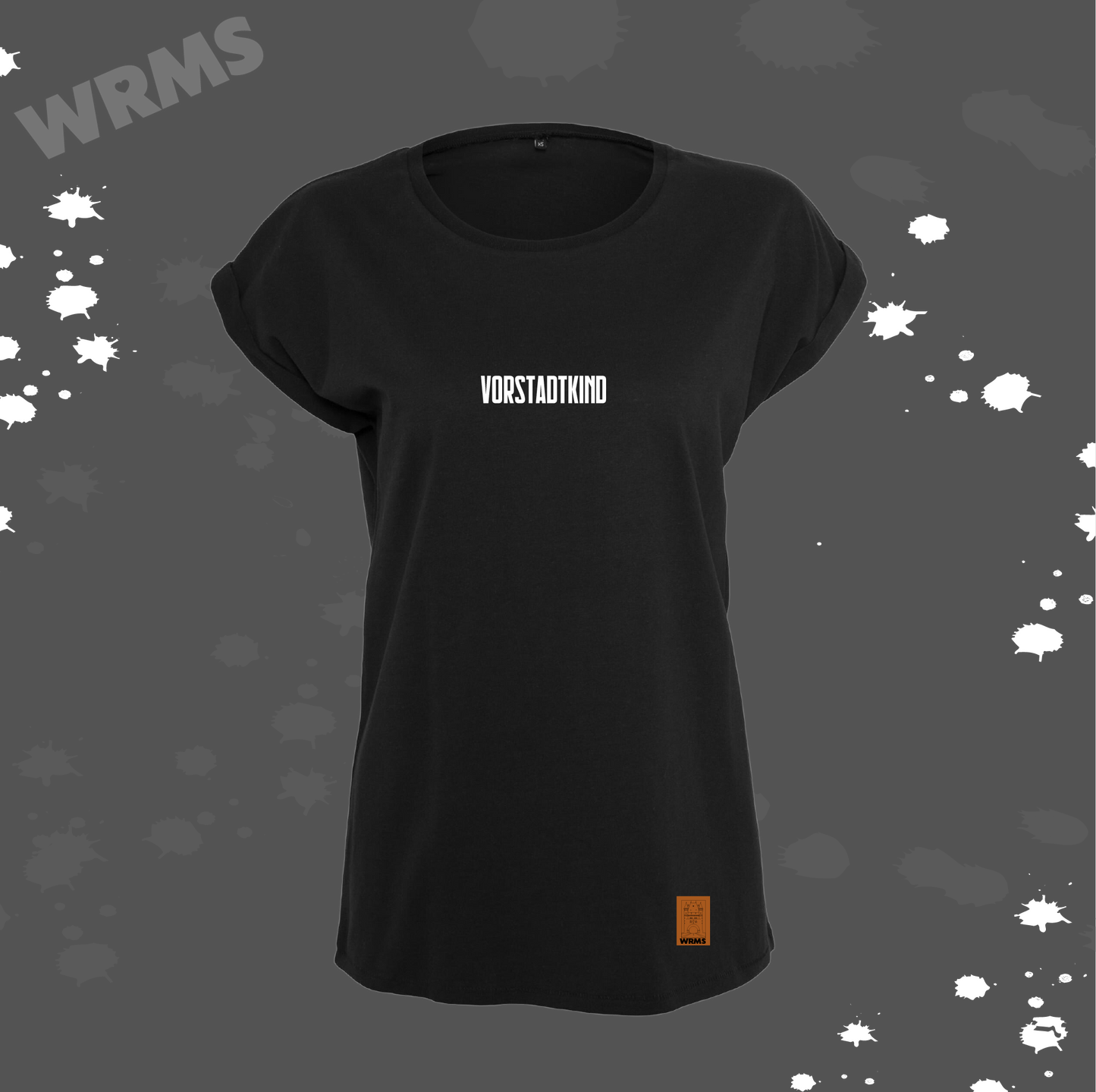 Vorstadtkind Mädche long schwarz