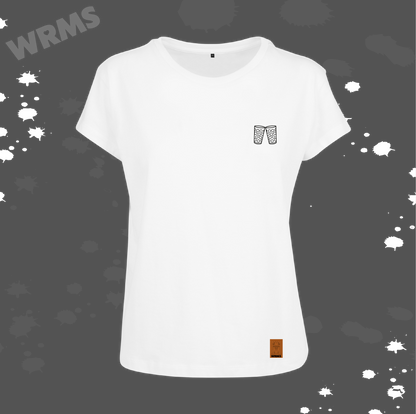 Dubbe Shört korz weiß