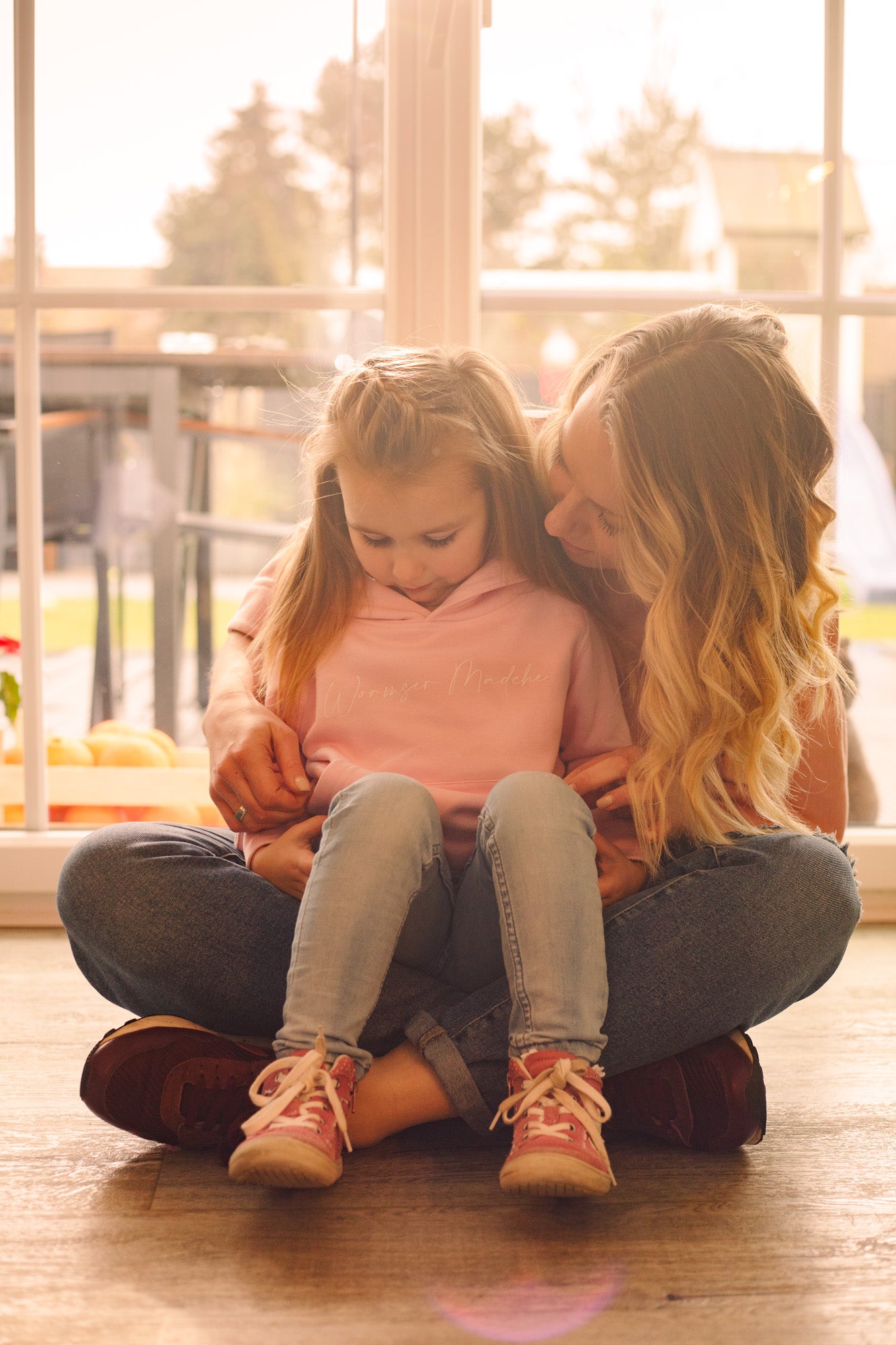 Bambini Hoodie Mädche Pink