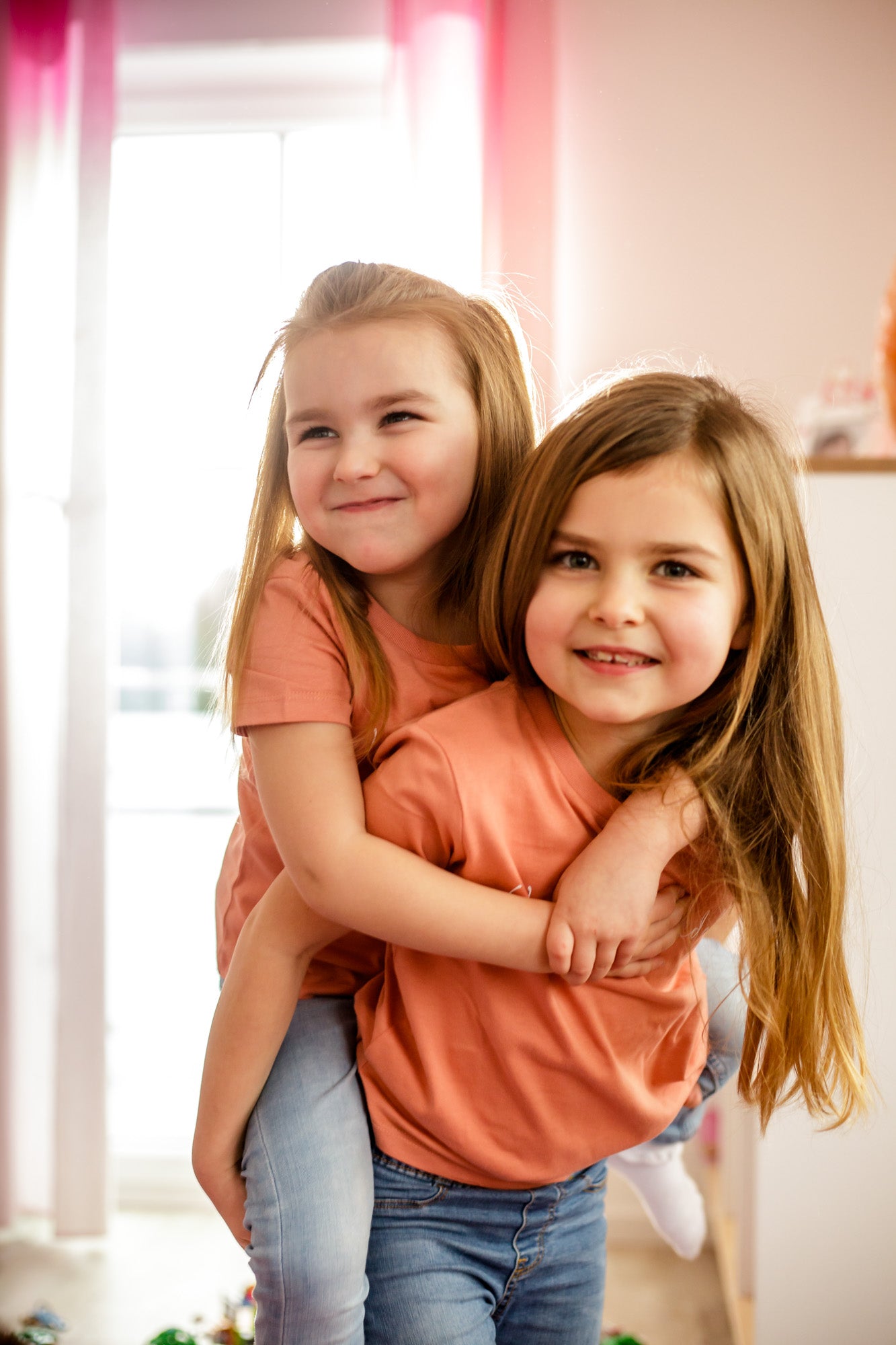 Bambini Shört Mädche Rose