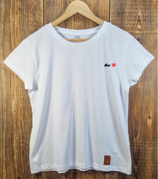 Mädche Ahoi Shört korz weiß