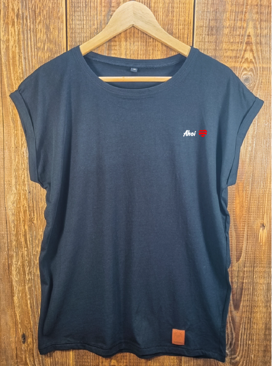 Mädche Ahoi Shört long schwarz