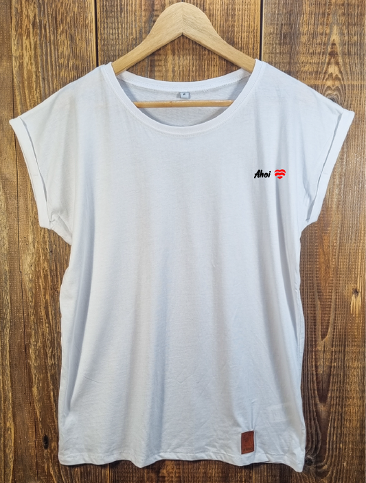 Mädche Ahoi Shört long weiß